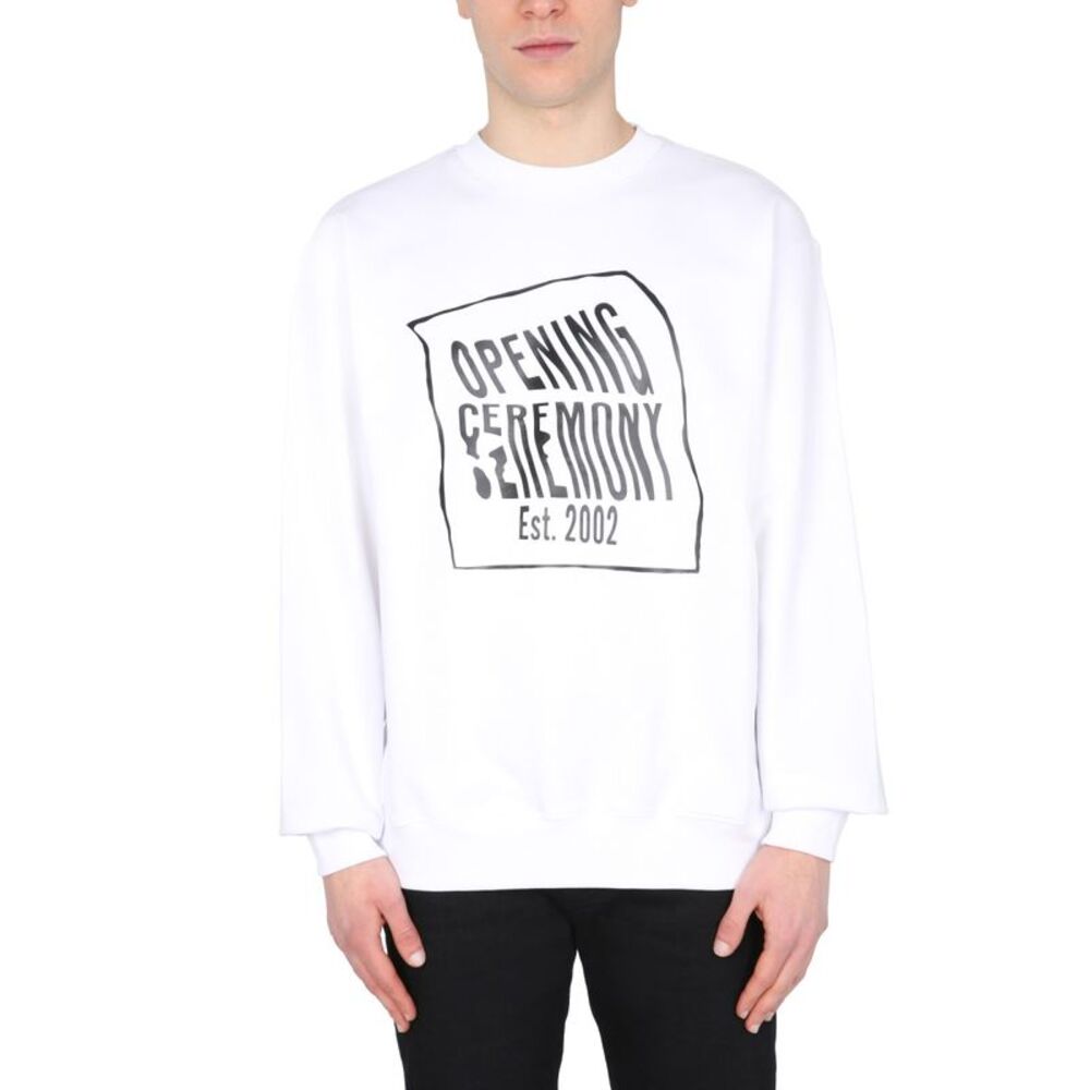 Opening Ceremony Men Crew Neck Sweatshirt